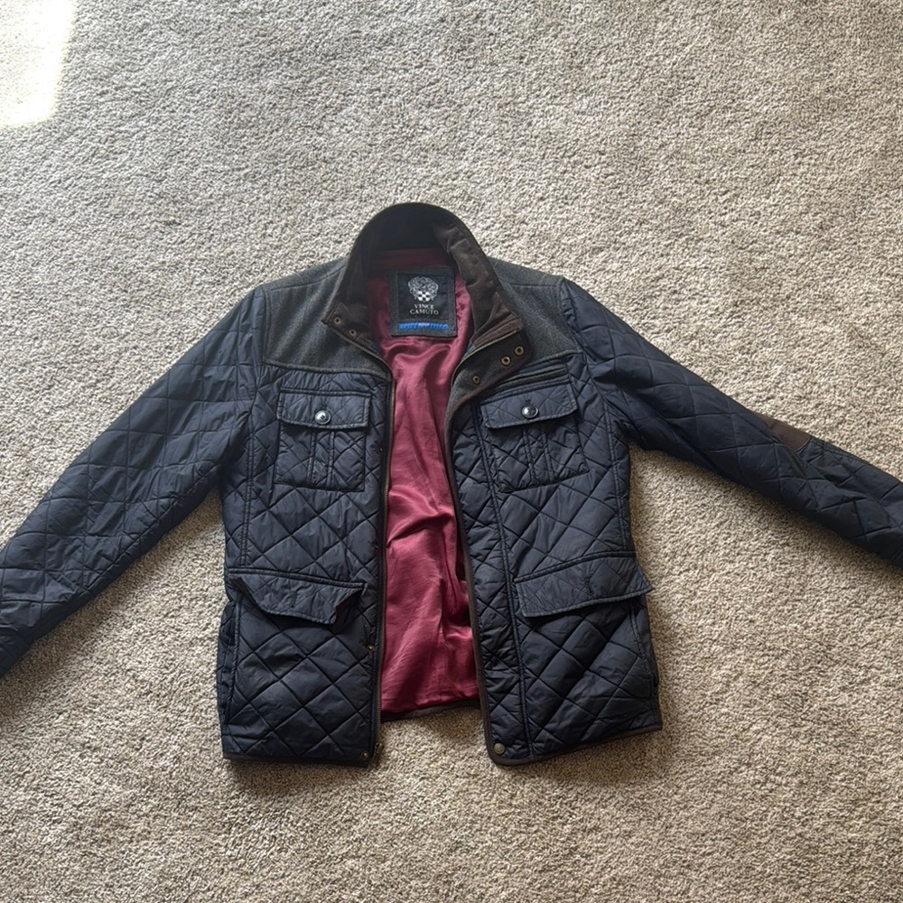 Vince Camuto Black Military Field Jacket